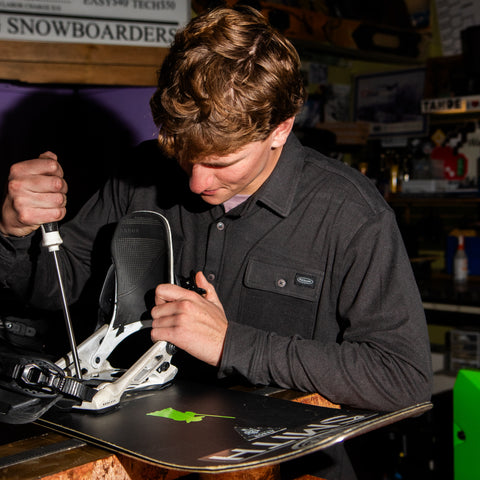 Darkside Routine Tomson Polar Fleece Button Up Shirt