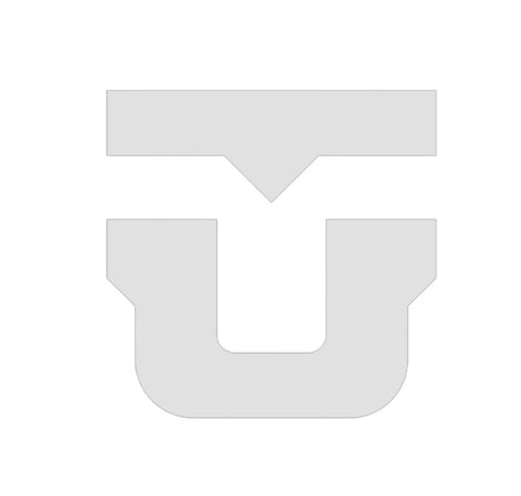 Union U Logo Diecut Sticker 6.5 Inch (Multiple Color Options)