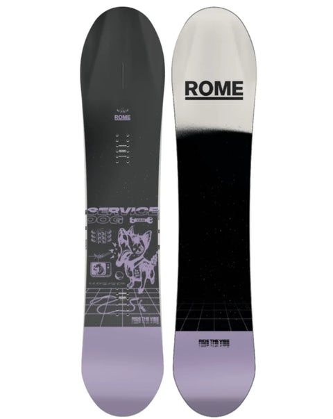 Rome Service Dog Snowboard 2026
