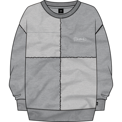Vans Women's Crosscheck Oversized Crew Sweatshirt