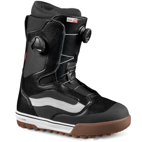Vans Men's Aura Pro Snowboard Boots 2025 (Black/White Only)