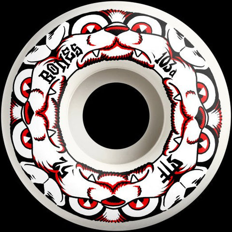 Bones 4 Dog Night V4 Wide STF 103a Skateboard Wheels