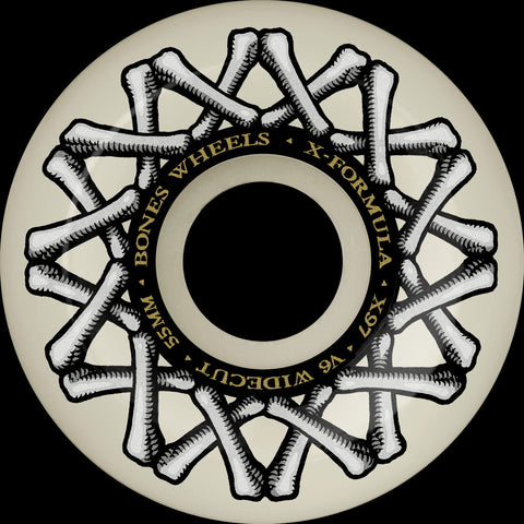 Bones X-Formula Dial of Destiny V6 Wide-Cut 97a Skateboard Wheels (Multiple Size Options)