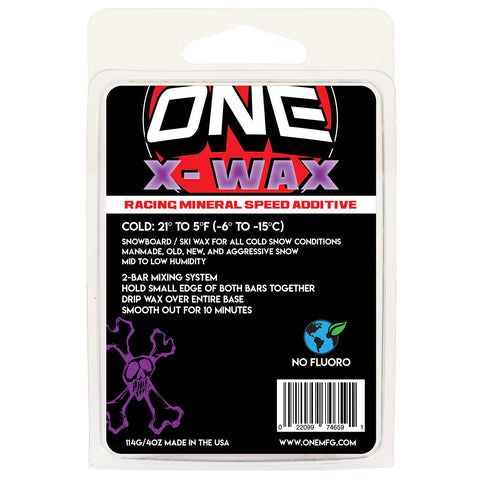 One Ball X-Wax 165g Snowboard Wax (Multiple Temp Options)