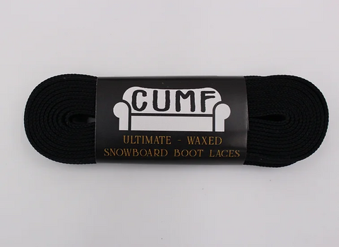Cumf Co. Waxed Snowboard Laces (Available in Black or Assorted)