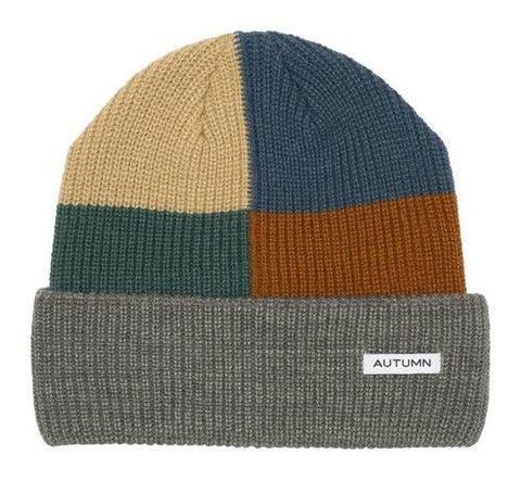 Autumn Patchwork Beanie (Multiple Color Options)