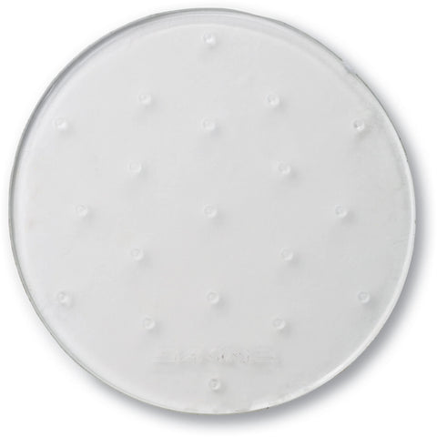 Dakine Circle Spike Mat, round translucent grip pad with raised dot texture pattern