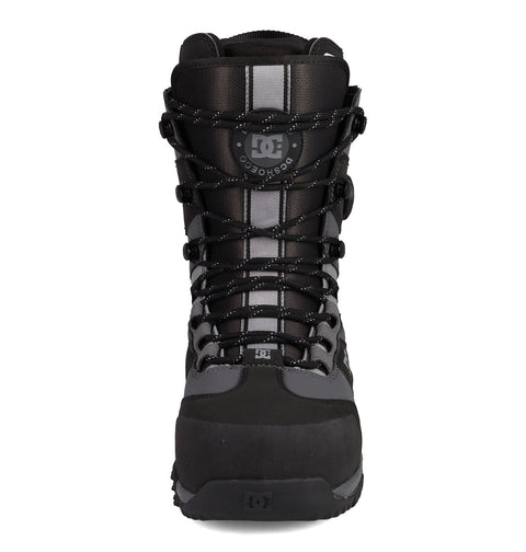 DC Men's Premier Hybrid snowboard boot front view with lace-up closure and logo detail