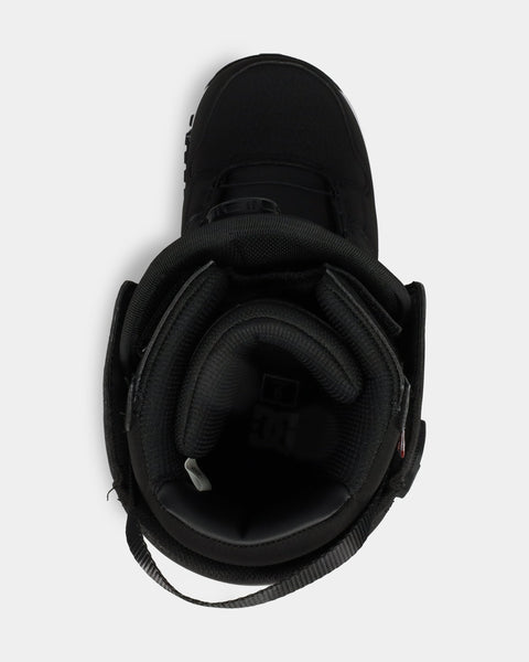 DC Men's Phase Boa Pro snowboard boot shown from top-down angle revealing padded interior