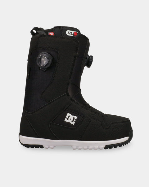 DC Men's Phase Boa Pro snowboard boot with dual Boa lacing system, lateral view