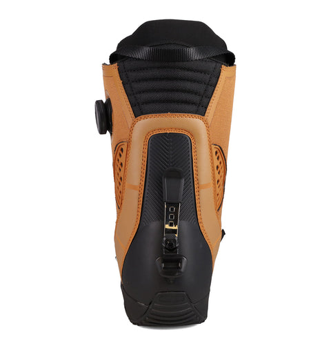 DC Men's Quantum Step On snowboard boot shown from the rear angle on white background