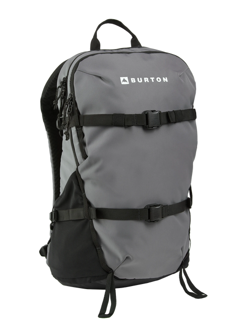 Burton Day Hiker Backpack in gray with black straps and buckles