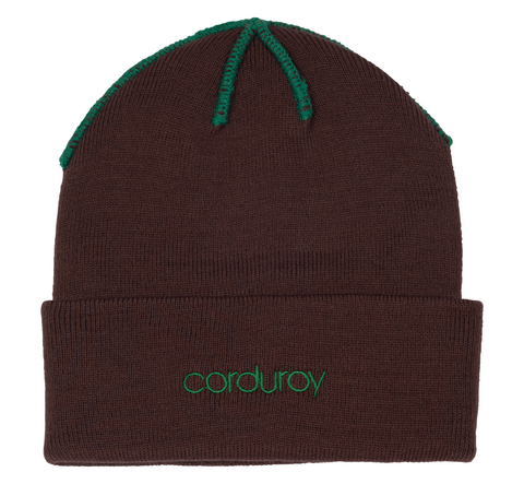 Corduroy Inside Out Beanie (Multiple Color Options)