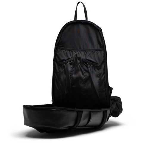 Herschel All Season Resort 14L Backpack open black interior pockets view