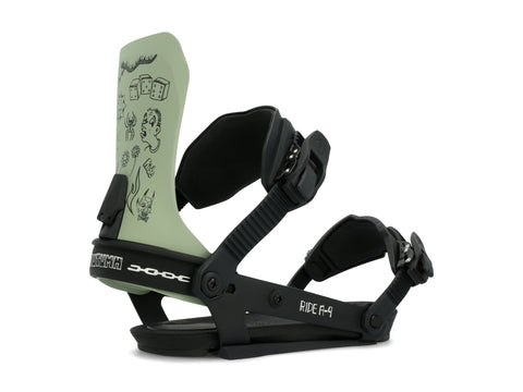 Ride x Autumn A-9 Snowboard Bindings 2024