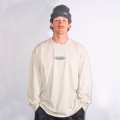Darkside Routine Embroidered Heavyweight Long Sleeve Tee