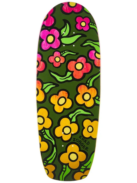 Krooked Zogger Wildstyle Flowers Skateboard Deck – Darkside Snowboards Krooked Zogger Wildstyle Flowers Skateboard Deck – Darkside Snowboards