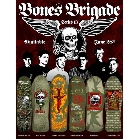 Bones Brigade Series 13 Reissue Skateboard Decks (Multiple Options)