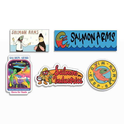 Salmon Arms Digi-Pack Stickers (Assorted)