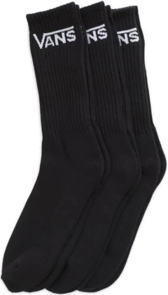 Vans Classic Crew Socks 3 Pack (Multiple Color Options)