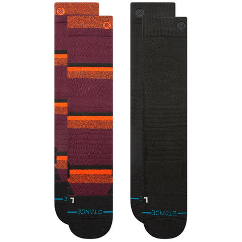 Stance Nightride Mid Poly 2-Pack Snowboard Socks 2025