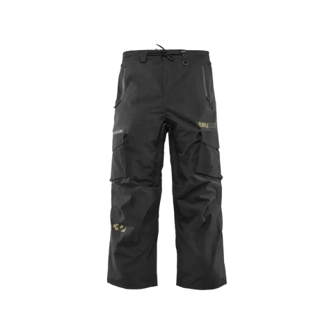 ThirtyTwo men's cargo snow pants with multiple pockets and adjustable waistband, front view