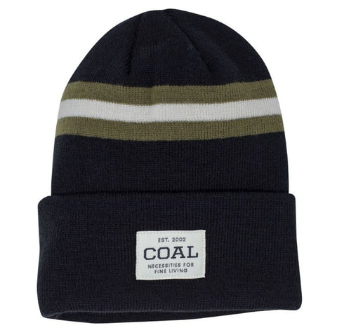 Coal Uniform Stripe Beanie (Multiple Color Options)